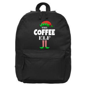 The Coffee Elf Family Matching Christmas 16 in Basic Backpack