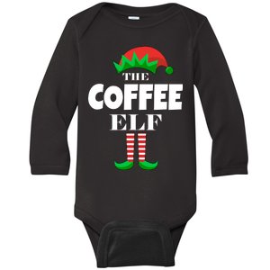 The Coffee Elf Family Matching Christmas Baby Long Sleeve Bodysuit