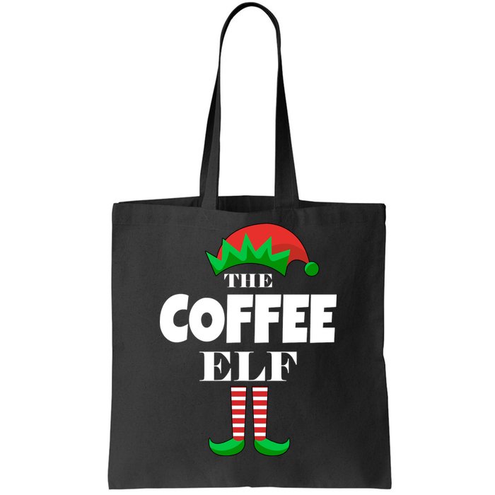 The Coffee Elf Family Matching Christmas Tote Bag