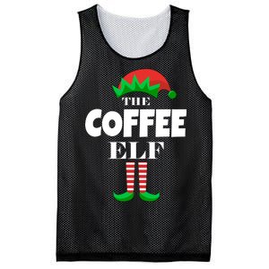 The Coffee Elf Family Matching Christmas Mesh Reversible Basketball Jersey Tank