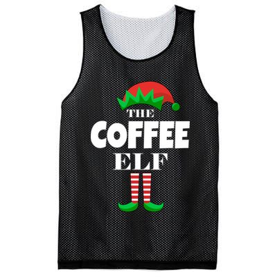 The Coffee Elf Family Matching Christmas Mesh Reversible Basketball Jersey Tank