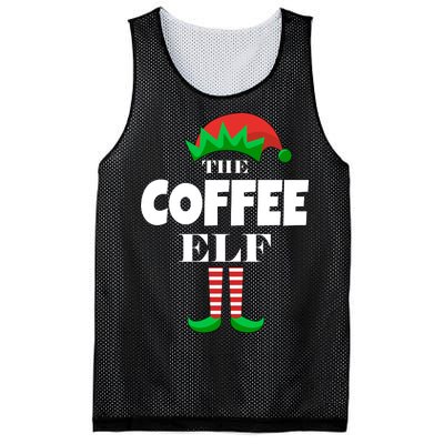 The Coffee Elf Family Matching Christmas Mesh Reversible Basketball Jersey Tank