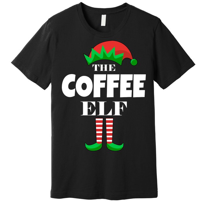 The Coffee Elf Family Matching Christmas Premium T-Shirt