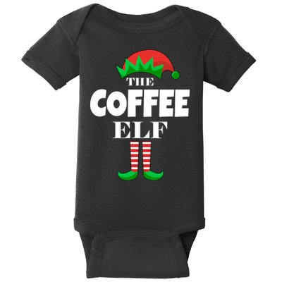 The Coffee Elf Family Matching Christmas Baby Bodysuit
