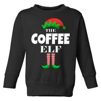 The Coffee Elf Family Matching Christmas Toddler Sweatshirt