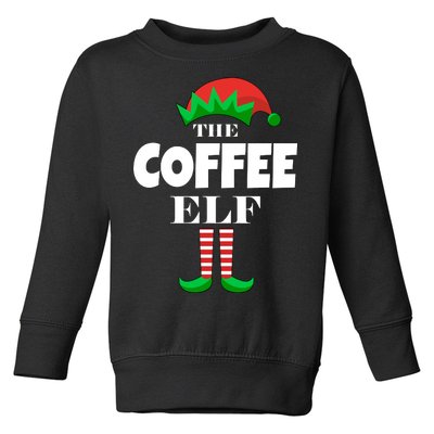 The Coffee Elf Family Matching Christmas Toddler Sweatshirt