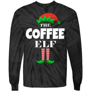 The Coffee Elf Family Matching Christmas Tie-Dye Long Sleeve Shirt