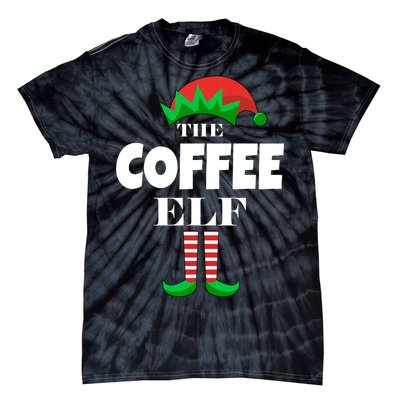 The Coffee Elf Family Matching Christmas Tie-Dye T-Shirt