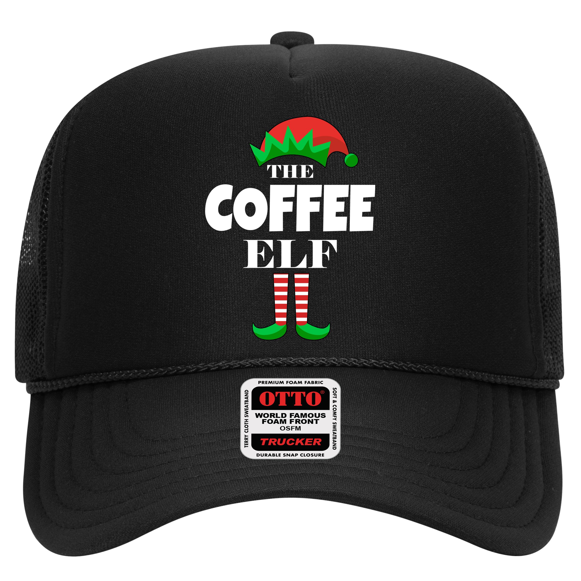 The Coffee Elf Family Matching Christmas Hat