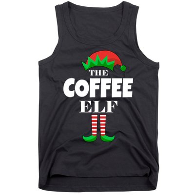 The Coffee Elf Family Matching Christmas Tank Top
