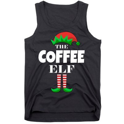 The Coffee Elf Family Matching Christmas Tank Top