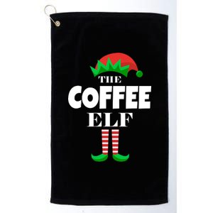 The Coffee Elf Family Matching Christmas Platinum Collection Golf Towel