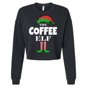 The Coffee Elf Family Matching Christmas Cropped Pullover Crew