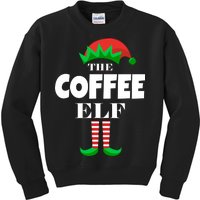 The Coffee Elf Family Matching Christmas Kids Sweatshirt