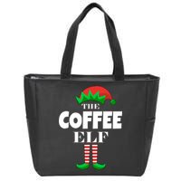 The Coffee Elf Family Matching Christmas Zip Tote Bag