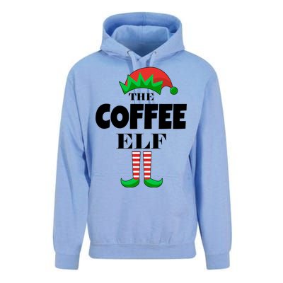 The Coffee Elf Family Matching Christmas Unisex Surf Hoodie