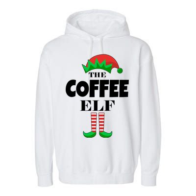 The Coffee Elf Family Matching Christmas Garment-Dyed Fleece Hoodie