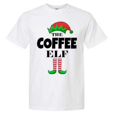 The Coffee Elf Family Matching Christmas Garment-Dyed Heavyweight T-Shirt