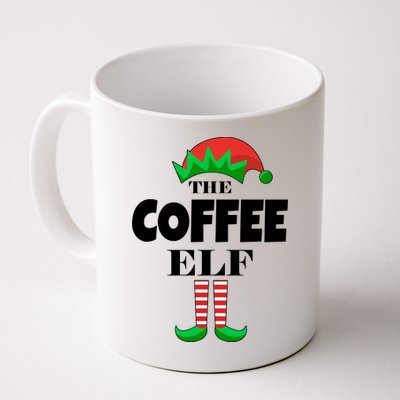 The Coffee Elf Family Matching Christmas Coffee Mug