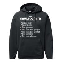 The Commissioner Fantasy Football  Performance Fleece Hoodie