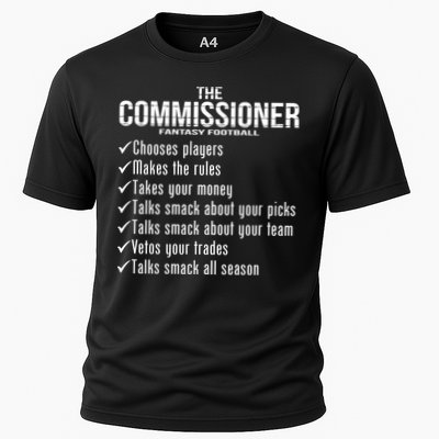 The Commissioner Fantasy Football  Cooling Performance Crew T-Shirt