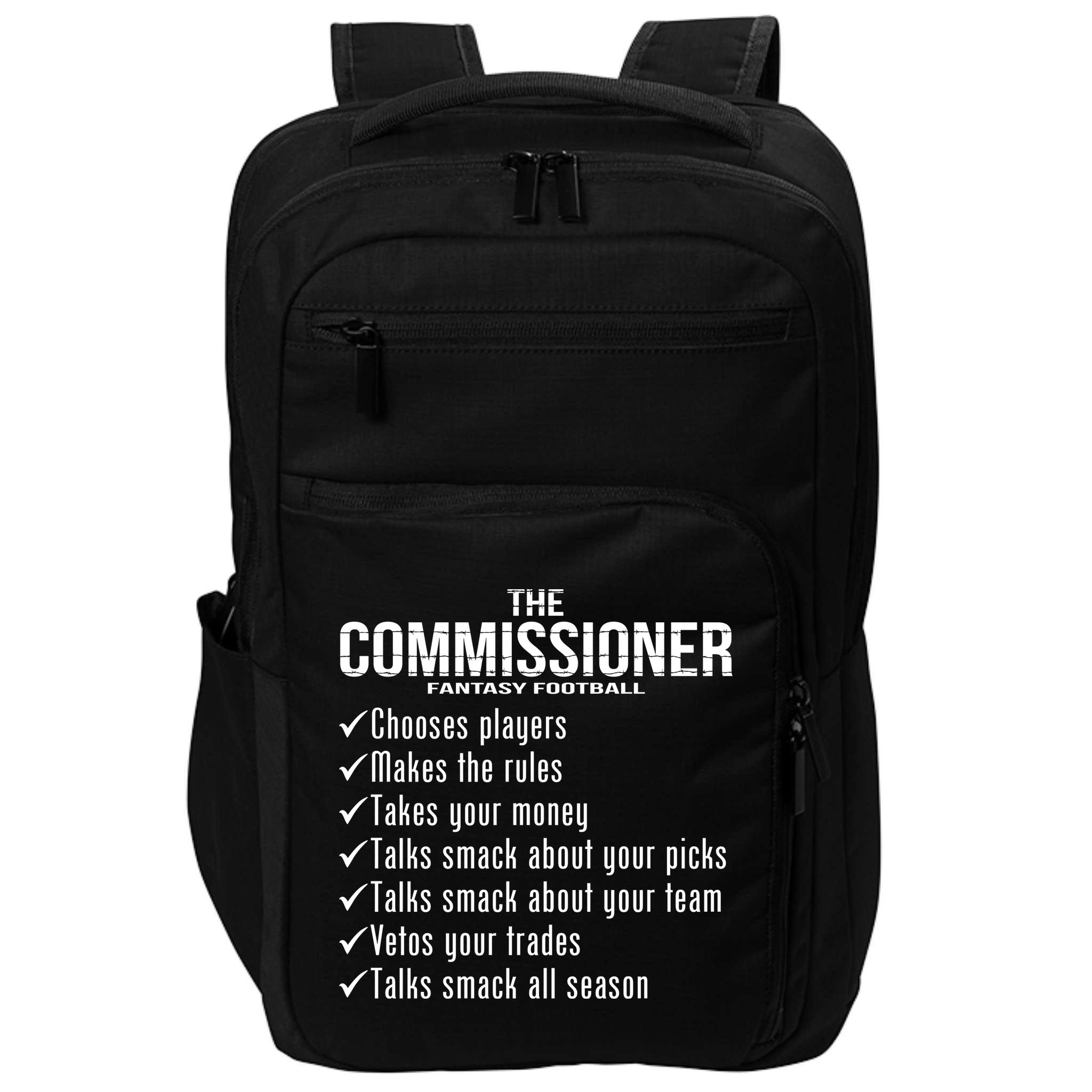 The Commissioner Fantasy Football  Impact Tech Backpack