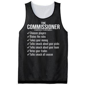 The Commissioner Fantasy Football  Mesh Reversible Basketball Jersey Tank