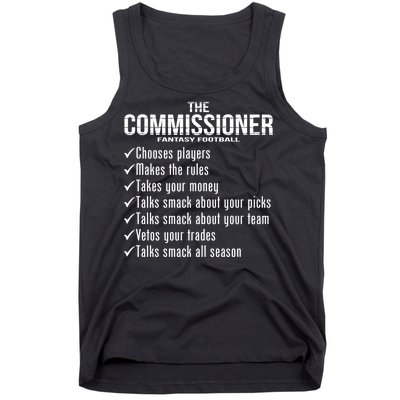 The Commissioner Fantasy Football  Tank Top