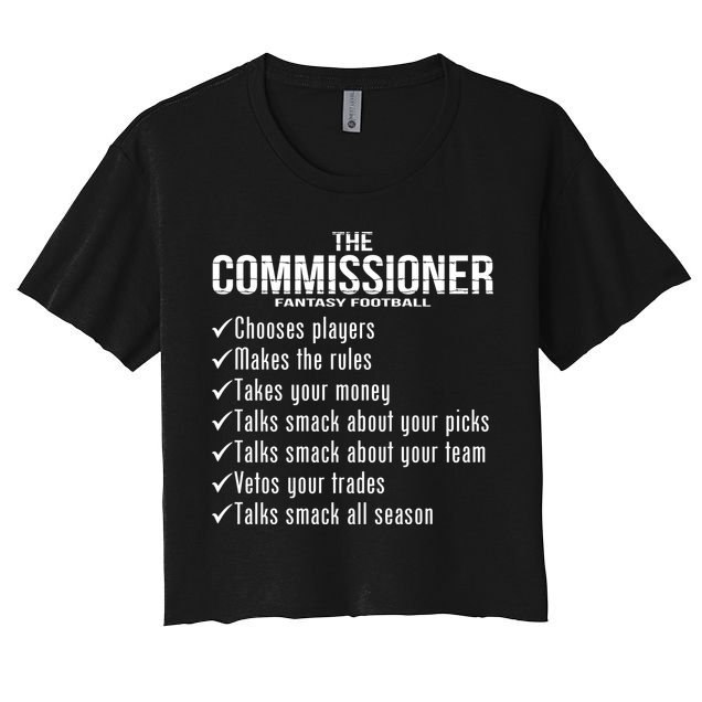 The Commissioner Fantasy Football  Crop Top