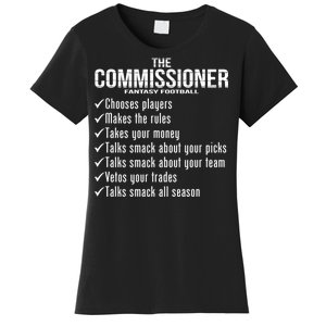 The Commissioner Fantasy Football  Women's T-Shirt