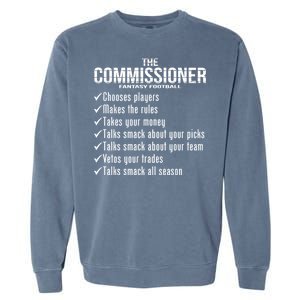 The Commissioner Fantasy Football  Garment-Dyed Sweatshirt