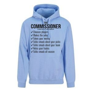 The Commissioner Fantasy Football  Unisex Surf Hoodie