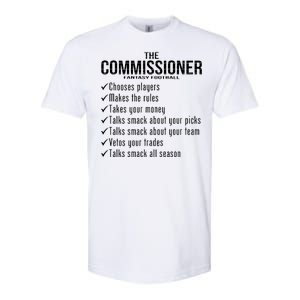 The Commissioner Fantasy Football  Softstyle CVC T-Shirt