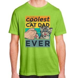 The Coolest Cat Dad Ever Adult ChromaSoft Performance T-Shirt