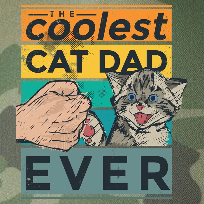 The Coolest Cat Dad Ever Legacy Tie Dye Trucker Hat