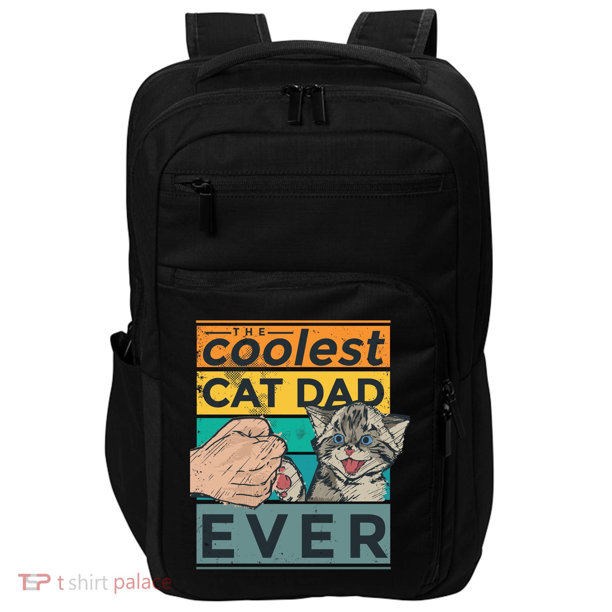 The Coolest Cat Dad Ever Impact Tech Backpack