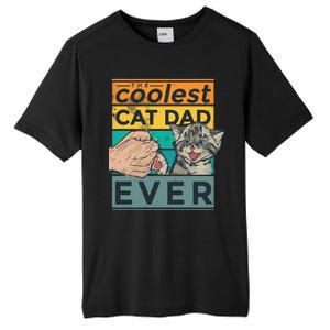 The Coolest Cat Dad Ever Tall Fusion ChromaSoft Performance T-Shirt