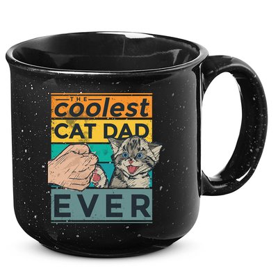 The Coolest Cat Dad Ever 15oz Campfire Ceramic Mug