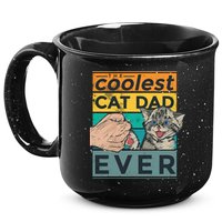 The Coolest Cat Dad Ever 15oz Campfire Ceramic Mug