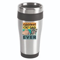 The Coolest Cat Dad Ever 16oz Travel Tumbler