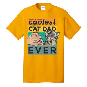 The Coolest Cat Dad Ever Tall T-Shirt