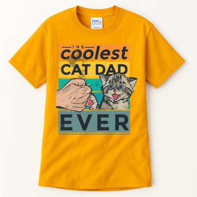 The Coolest Cat Dad Ever Tall T-Shirt