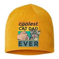 The Coolest Cat Dad Ever Sustainable Beanie
