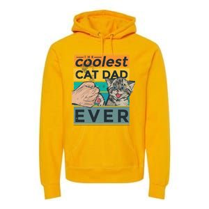 The Coolest Cat Dad Ever Premium Hoodie