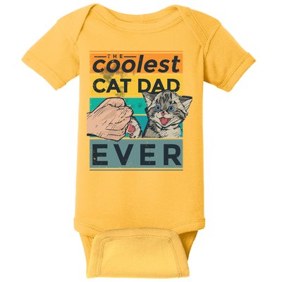The Coolest Cat Dad Ever Baby Bodysuit