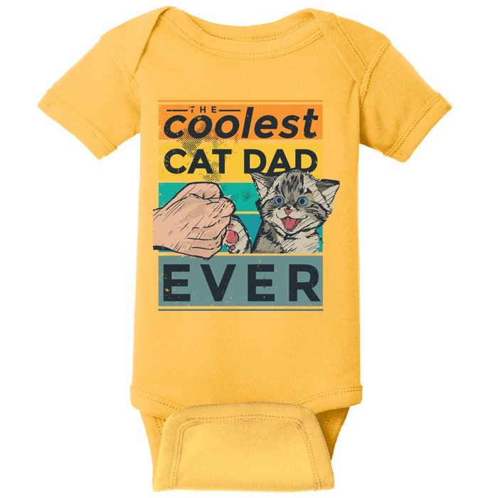 The Coolest Cat Dad Ever Baby Bodysuit