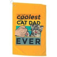 The Coolest Cat Dad Ever Golf Towel
