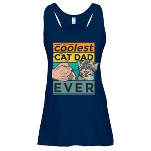 The Coolest Cat Dad Ever Ladies Essential Flowy Tank