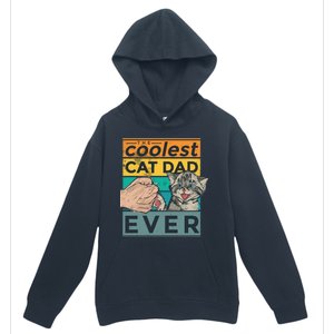 The Coolest Cat Dad Ever Urban Pullover Hoodie