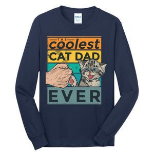 The Coolest Cat Dad Ever Tall Long Sleeve T-Shirt